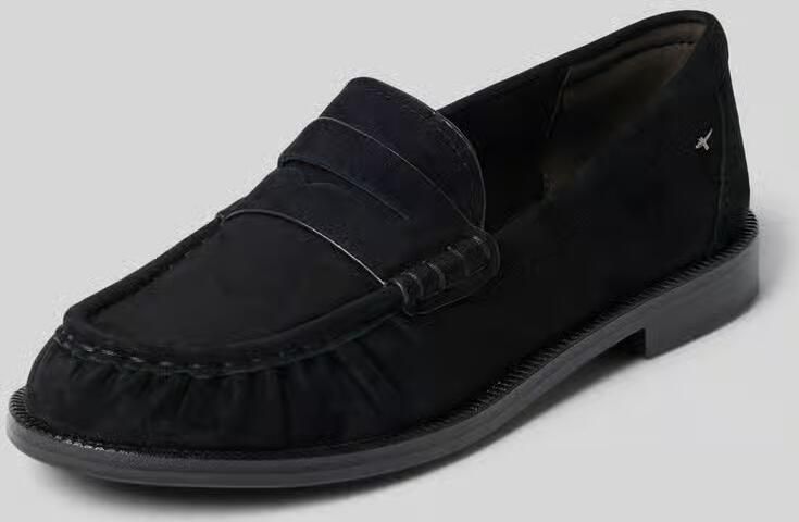 Tamaris leren damesslippers 1-24251-47-001 damesschoenen zwart - Foto 4