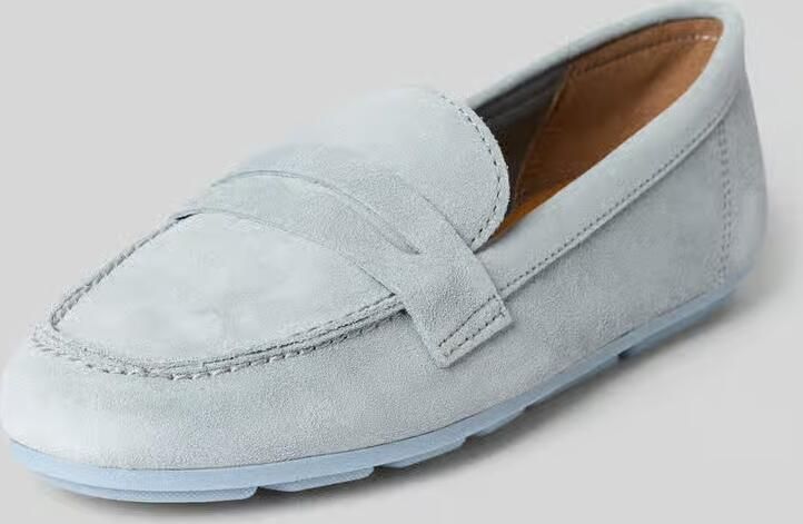 Tamaris Loafers van echt suède