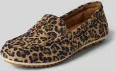 Tamaris Loafers van leer met labeldetails - Foto 11