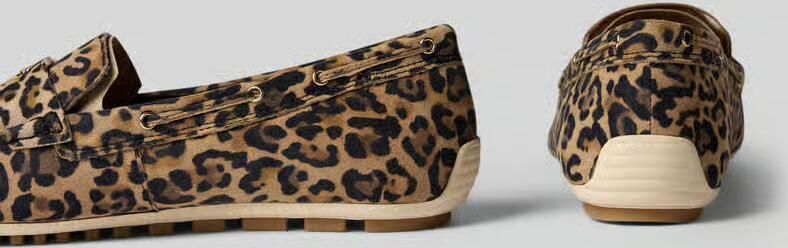 Tamaris Loafers van leer met labeldetails - Foto 12