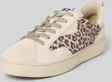Tamaris low top sneakers met dierenprint