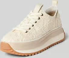 Tamaris Lage sneakers met ajourtricotlook
