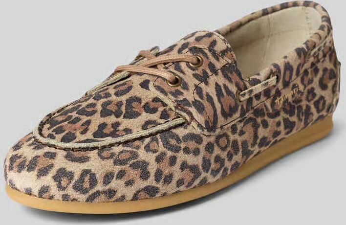 Tamaris Bootschoenen van leer model 'SAILING SHOE' - Foto 12