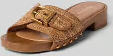 Tamaris Pantolets met applicatie in raffia-look