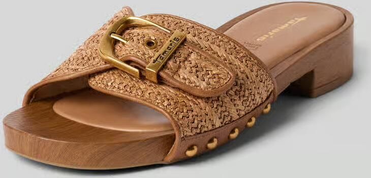 Tamaris Pantolets met applicatie in raffia-look