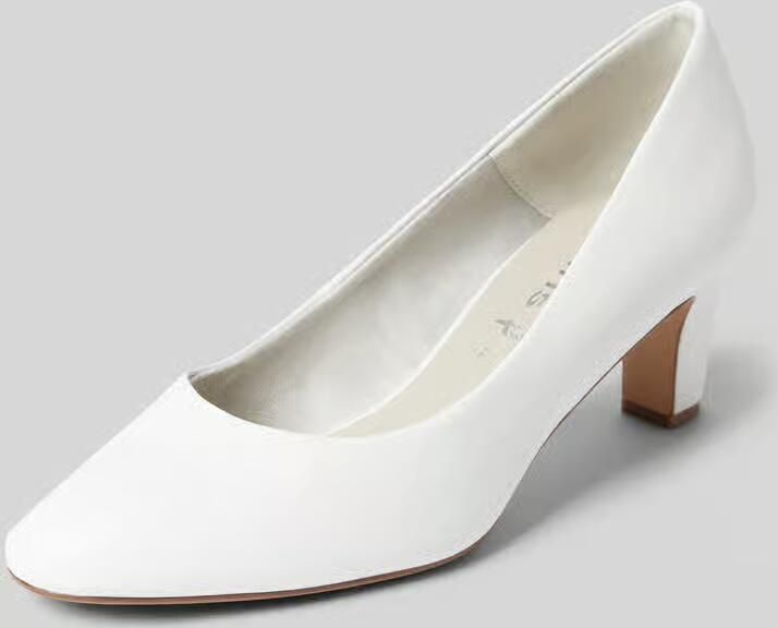 Tamaris klassieke pumps 1-22419-41 140 damesschoenen vegan wit - Foto 3