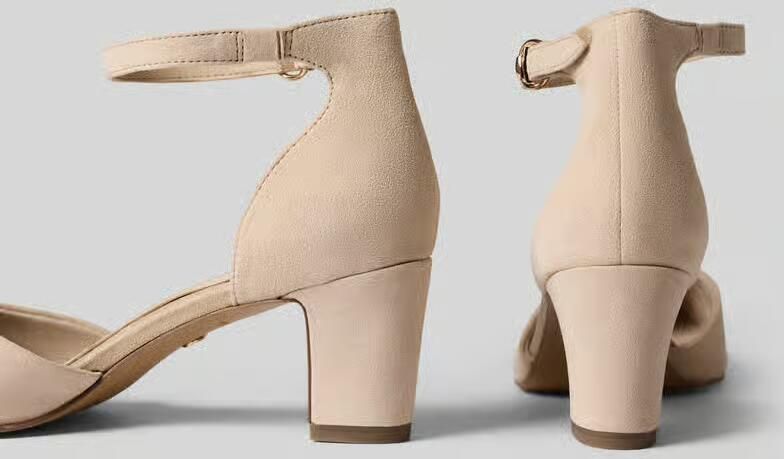 Tamaris Gesppumps blockhak enkel open avondschoen met enkelbandjes - Foto 5