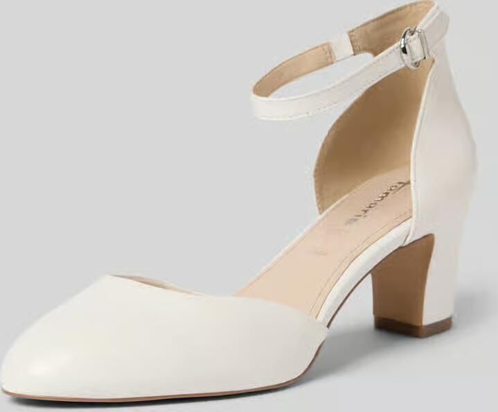 Tamaris leren pumps 1-22401-42 117 dames damesschoenen M2240142 White Leather - Foto 5