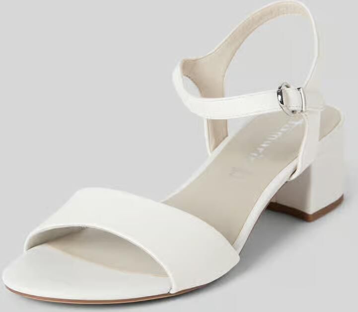 Tamaris leren sandalen 1-28250-42-001 dames schoenen blokhak zwart - Foto 7