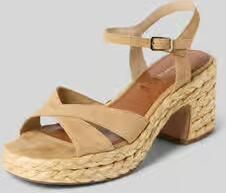 Tamaris sandalen van echt leer