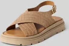 Tamaris sandalen van echt leer