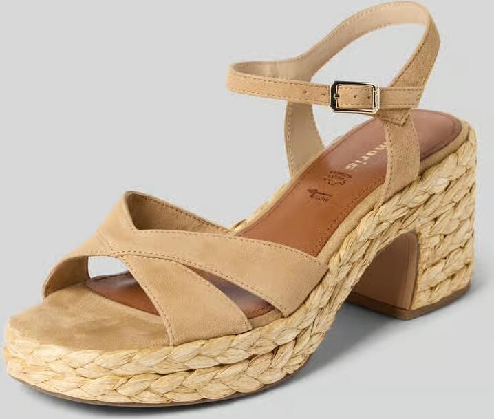 Tamaris sandalen van echt leer