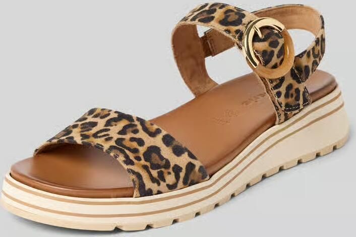 Tamaris sandalen van echt leer