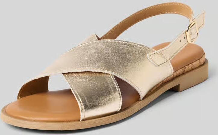 Tamaris sandalen van echt leer