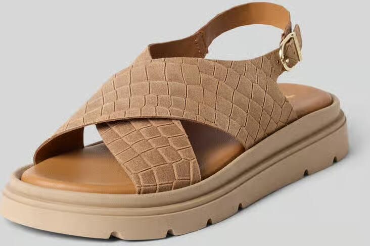 Tamaris sandalen van echt leer