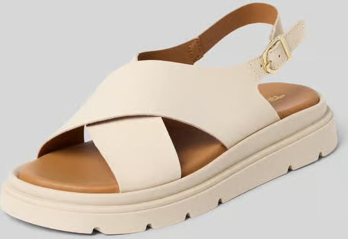 Tamaris sandalen van echt leer
