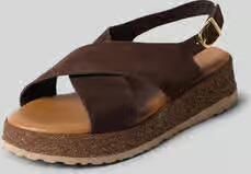 Tamaris Sandalen van echt leer model 'CHUNKY SUEDE SANDALE'