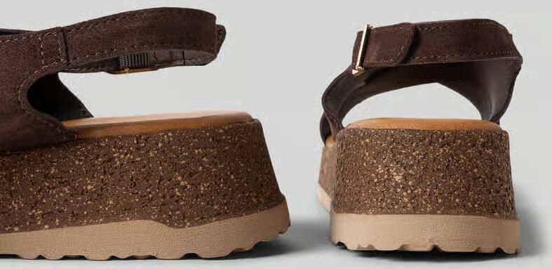Tamaris Sandalen van echt leer model 'CHUNKY SUEDE SANDALE' - Foto 2