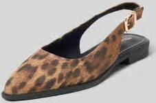 Tamaris Slingbacks van echt suède