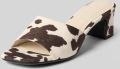 Tamaris Slippers met all-over motief - Wit