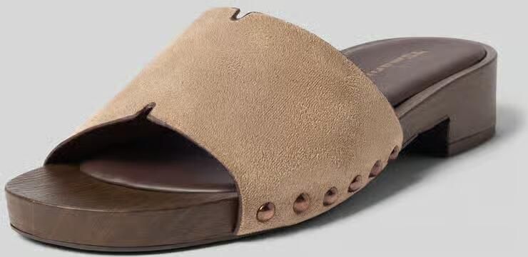 Tamaris Slippers met binnenzool van leer