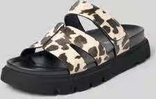 Tamaris Slippers van echt leer