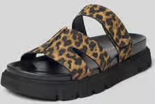 Tamaris Slippers van echt leer