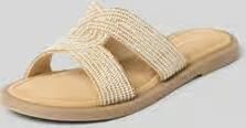 Tamaris Slippers van echt leer
