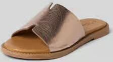Tamaris leren muiltje 1-27135-42 915 damesschoenen slip-on M2713542 metallic - Foto 8