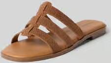 Tamaris Slippers van echt leer