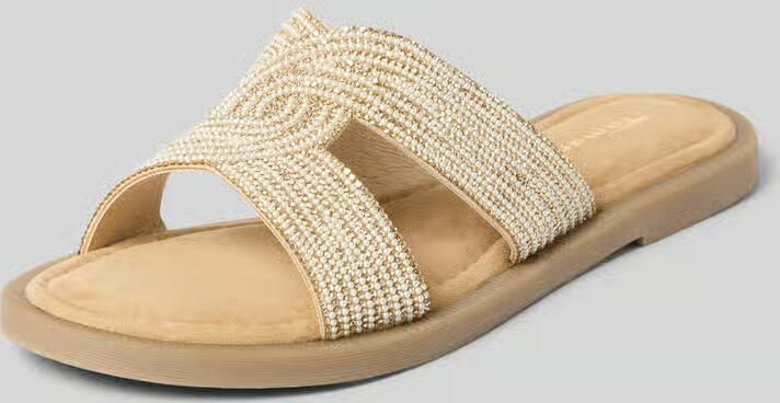 Tamaris Slippers van echt leer
