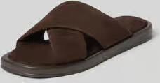 Tamaris Slippers van echt suède