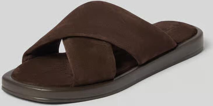 Tamaris Slippers van echt suède