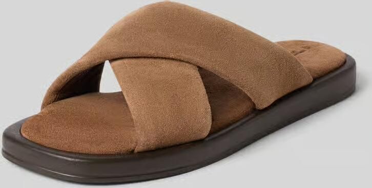 Tamaris Slippers van echt suède
