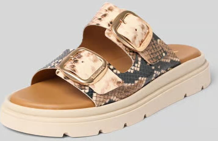 Tamaris Wedges van echt leer