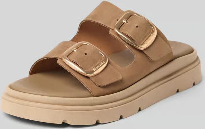 Tamaris Wedges van echt leer