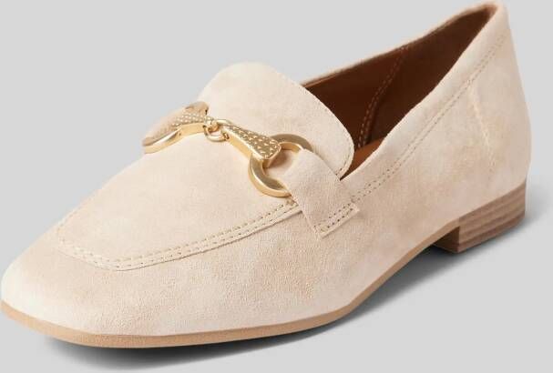 Tamaris Tassel loafer van echt leer