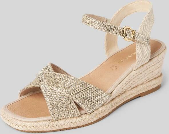 tamaris Wedges in gevlochten look