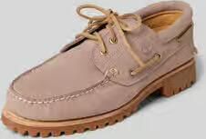 Timberland Bootschoenen van leer met geprofileerde zool