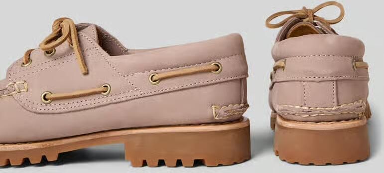 Timberland Bootschoenen van leer met geprofileerde zool - Foto 2