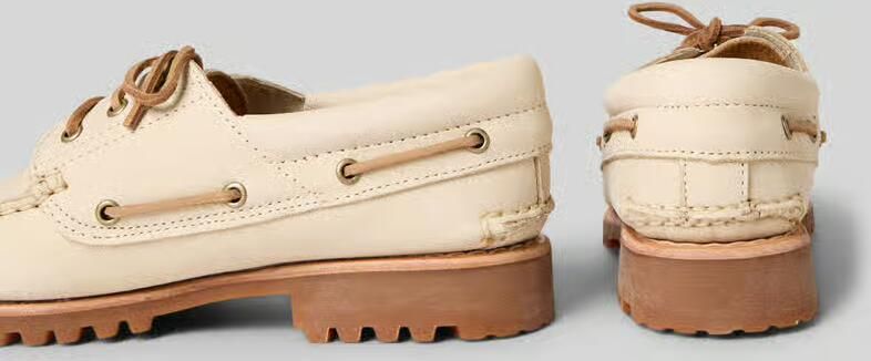 Timberland Bootschoenen van leer met geprofileerde zool - Foto 2