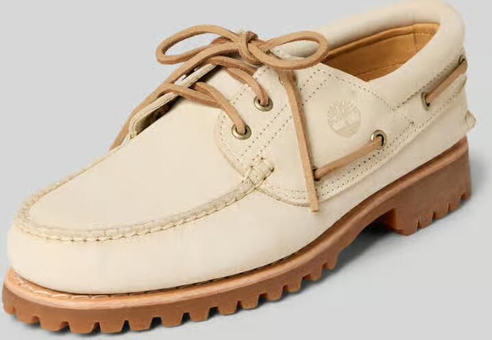 Timberland Bootschoenen van leer met geprofileerde zool