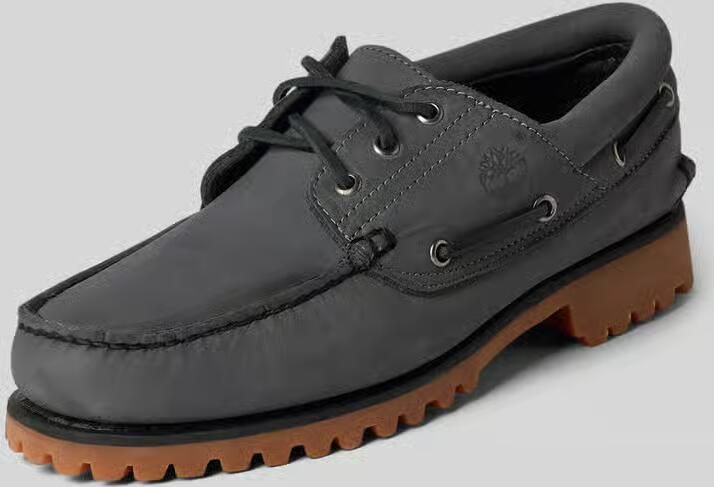 Timberland Bootschoenen van leer met geprofileerde zool