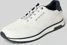 Tom Tailor Lage sneakers met geperforeerd oppervlak