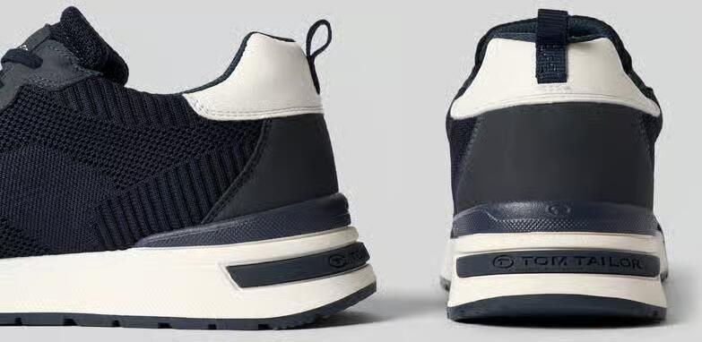 Tom Tailor low-top-look sneakers met mesh details model 'ATILLIO' - Foto 2