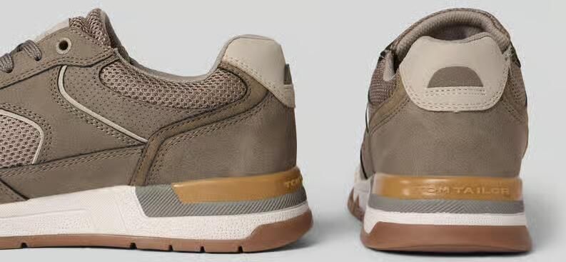 Tom Tailor low-top-look sneakers met mesh-inzet - Foto 3