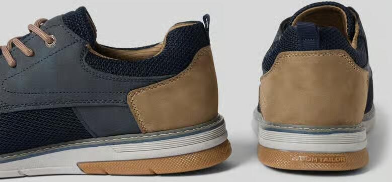 Tom Tailor Lage sneakers in een gebreide look met hoogwaardige imitatieleer - Foto 7