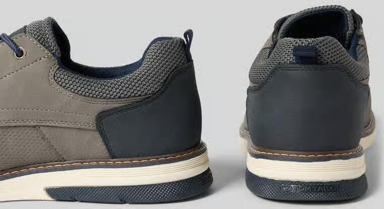 Tom Tailor Veterschoenen met labelprint - Foto 2