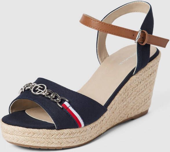 Tom Tailor Wedges met labeldetail