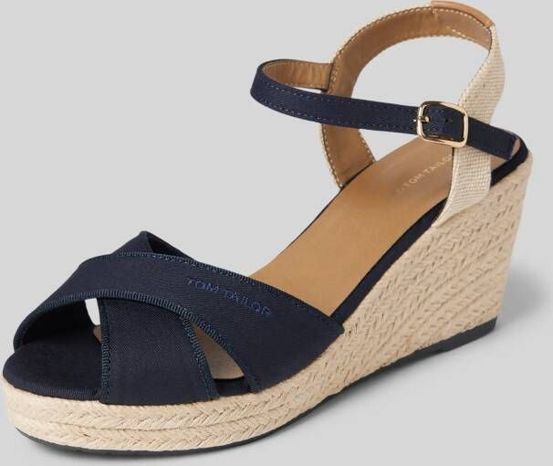 Tom Tailor Wedges met labeldetail model 'Basic' - Foto 2